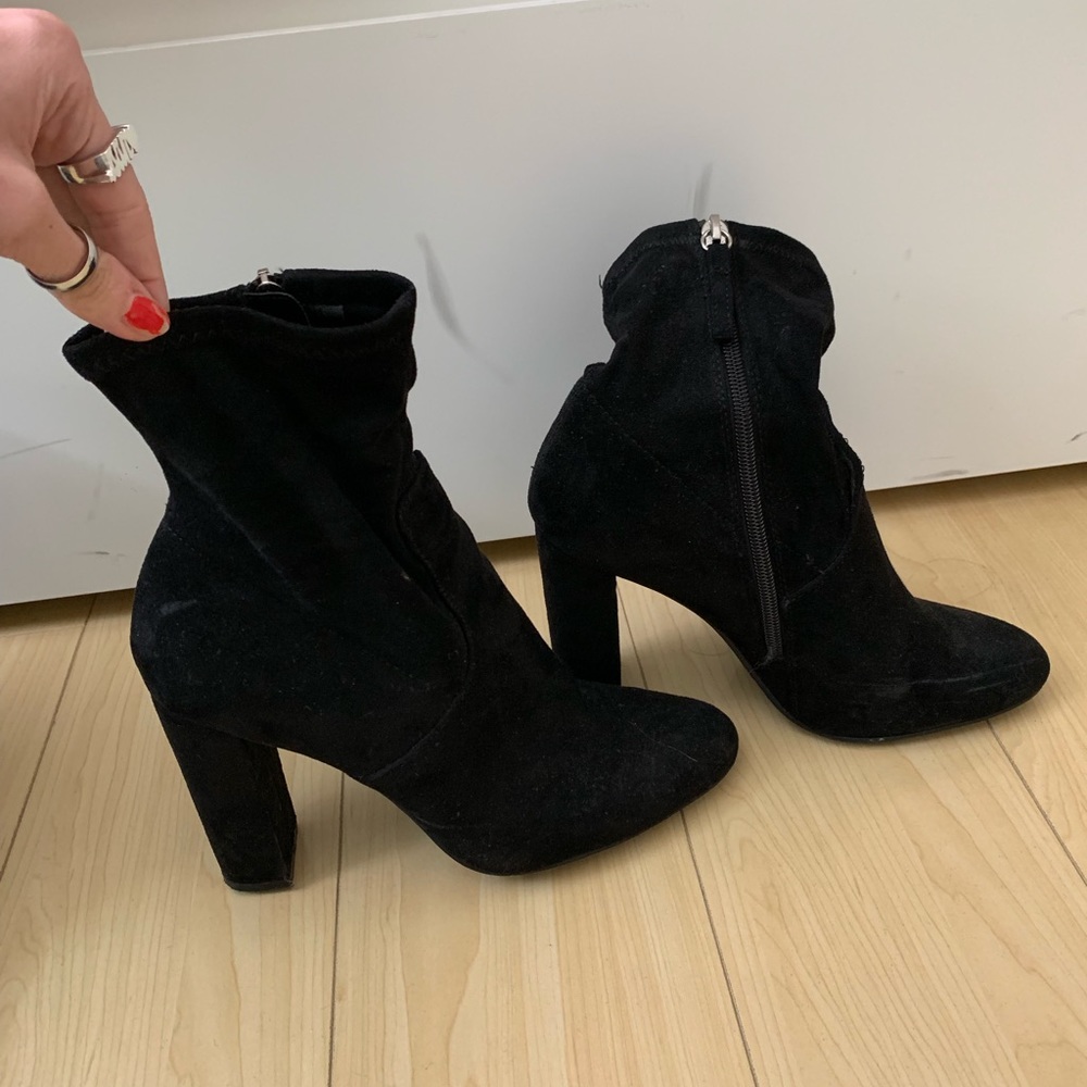 Steve Madden velvet Ankle Boots